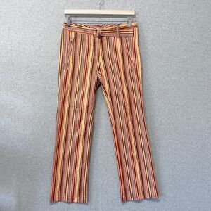 Vintage Early 2000's Boho United Colors Of Benetton Capri Pant Size 40 Italy